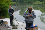 Jugendgemeinschaftsfischen in Reichelsheim.